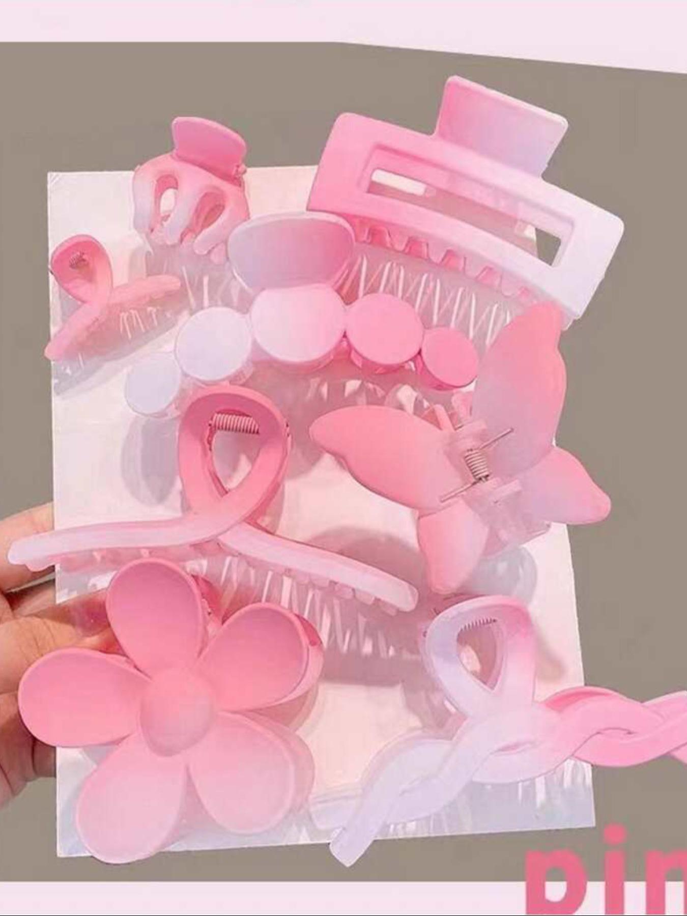 8pcs-Women-s-Large-Size-Acrylic-Painted-Hair-Claw-Clips-In-Set-Fashionable-And-Personalized-Ins-Style-Simple-And-Attractive-Street-Style-College-Style-Hair-Accessories-For-Going-Out-Shopping-Dating-Party-Traveling-And-Swimming-As-Well-As-For-Business