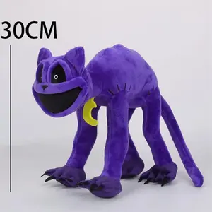 Hot Poppy Playtime Chapter 3 CatNap Stuffed Animal Collectible, Cute Purple Monster Cat Toy, Comfort Ornament, Surprise Present for Game Lovers, Plush Stuffed Toys, Stuffed Animal Collectibles Soft Cuddly Gift Cute Stuffies