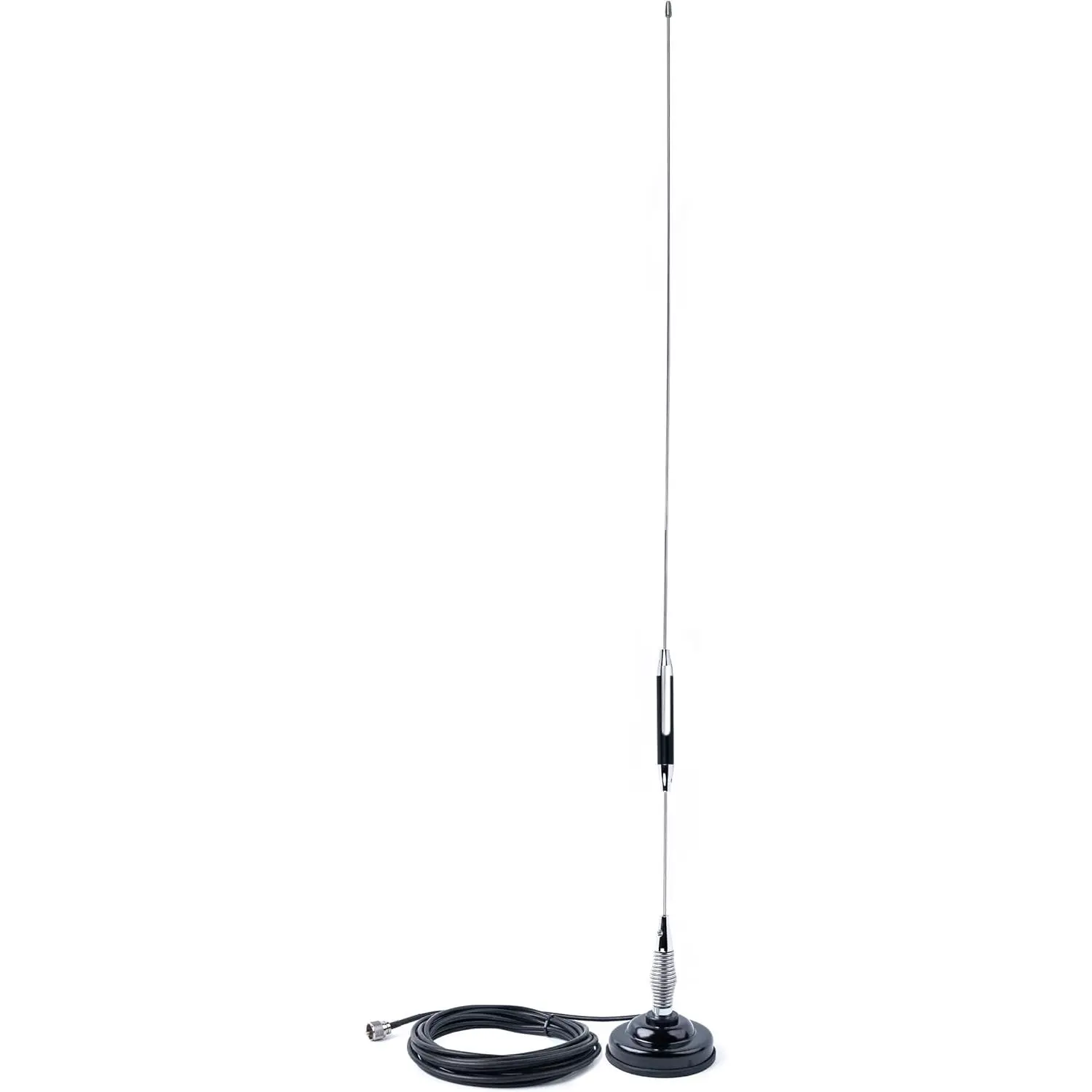 Nagoya CB-72 High-Performance 28" CB Antenna Kit - Universal 26-28 MHz Coverage with Heavy-Duty Magnetic Mount, Includes 18' RG-58A/U Cable & PL-259 Connector for Effortless Installation