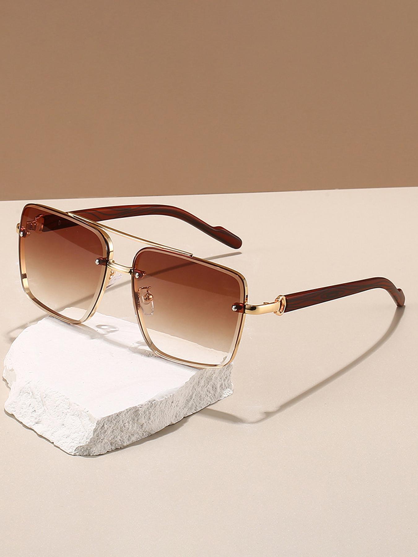 Unisex Vintage Trendy Sunglasses, Retro Outdoor Sports Sunglasses, Fashionable Sunglasses for Men & Women for Everyday Use, Trendy Casual Sunglasses