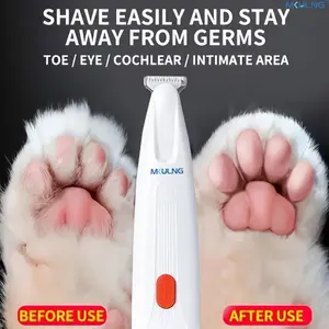 G11 Pet Grooming Clipper Set, USB Rechargeable Dog Cat Trimmer, Cordless Electric Quiet Pet Beauty Tool, Lithium Ion Battery Included