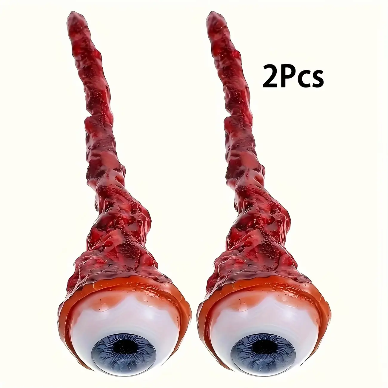 2pcs Halloween DecoRealistic Bloody Eyeballs with Red Accents,Random Colors, Scary Scene Setup, Photography & Special Effects - Full- Score Scary Effect Photobooth Props for Haunted Houses, Horror Themed Parties & April Fool's Day