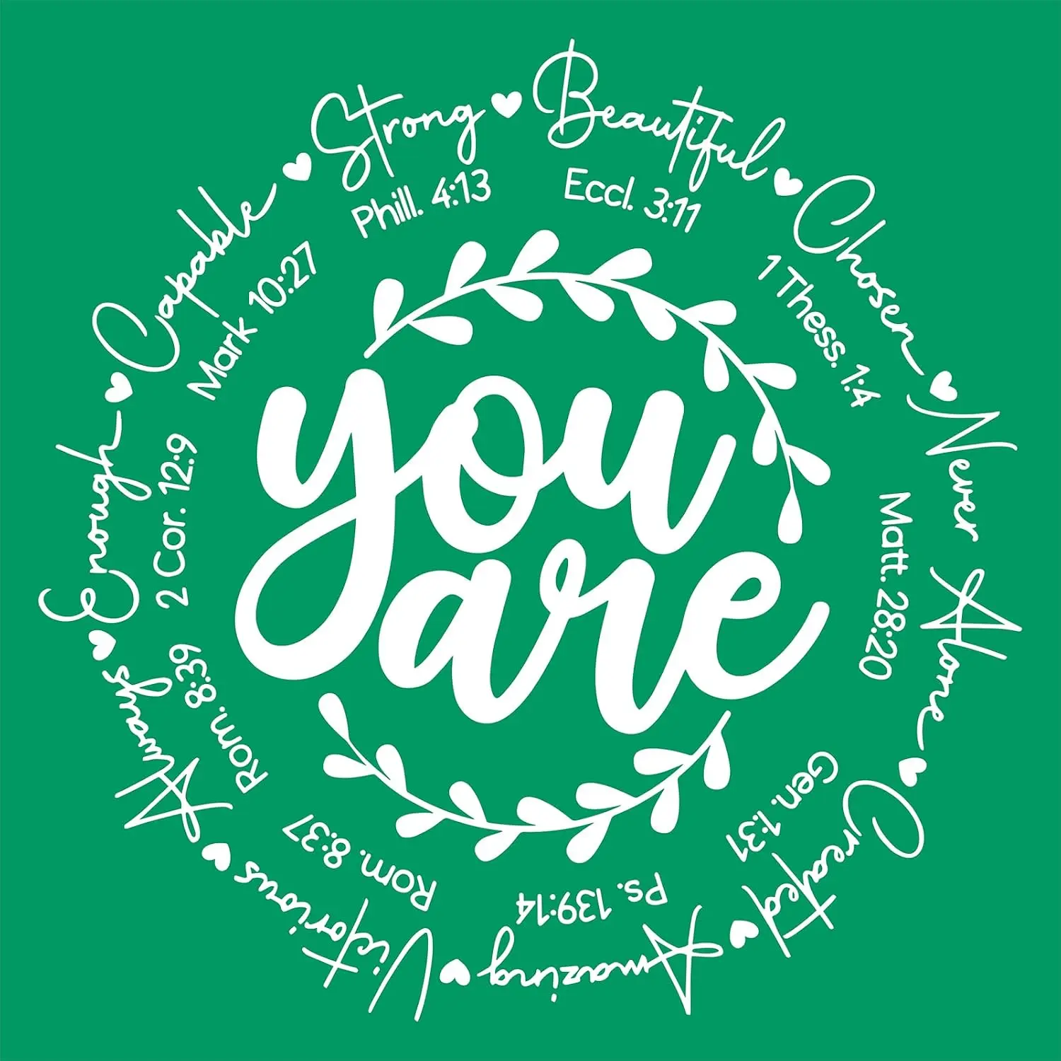Christian  Silk Screen Stencils: Motivational  Verse Templates for Crafts  T-Shirt//Glass/Canvas Wall DIY Office  Decor