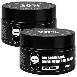 Beard Stimulant – Ultra Powerful Growth Balm, Beard Stimulating Balm, Moisturizes & Strengthens Beard, 100 ml / 3.5 oz Care Cosmetics Set Care Kit for Men Complete