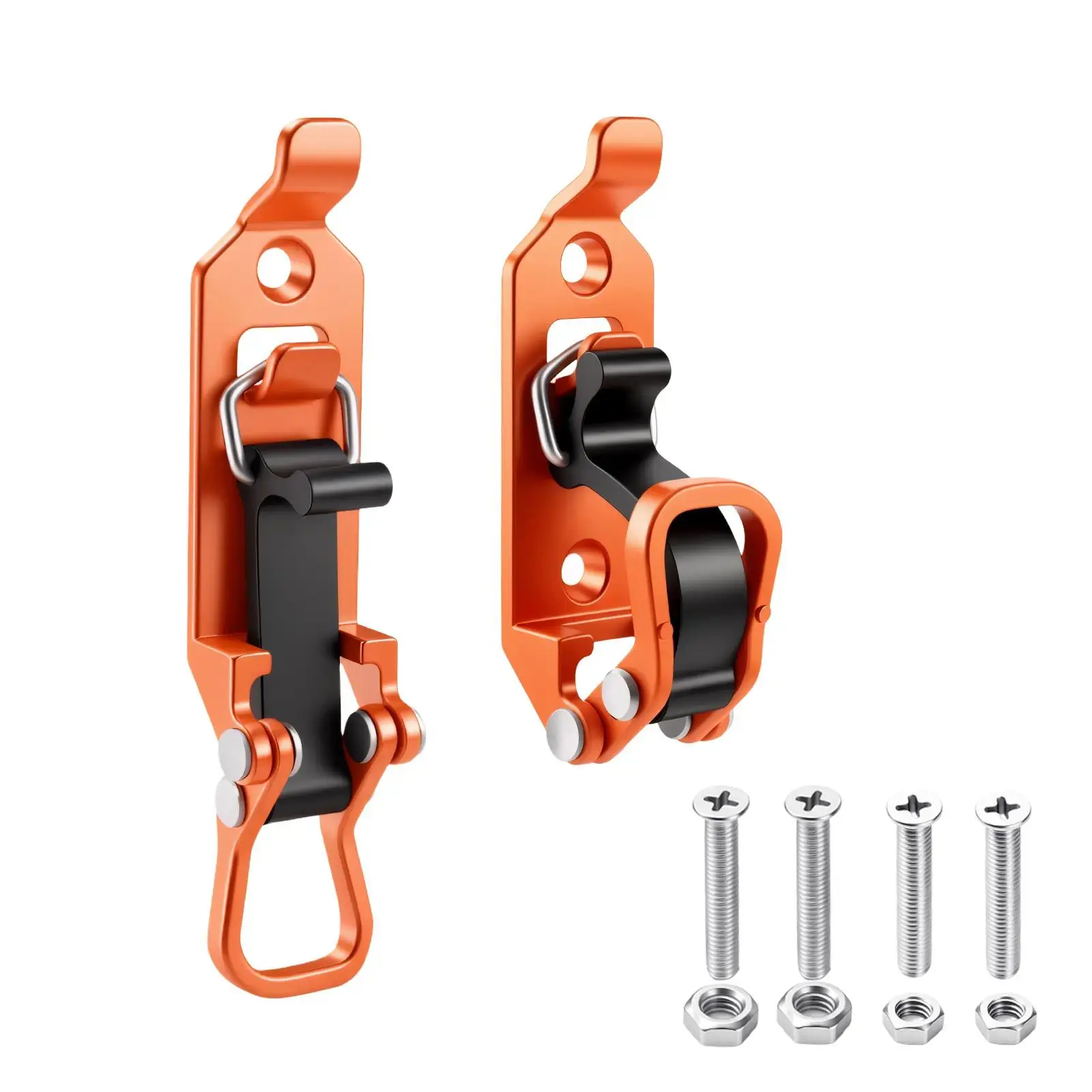 2Pcs Shovel Mount for Roof Rack - Heavy Duty Garage Shovel Holder,Quick Release Axe Holder Mount Kit with Screws Nut,Wall Mounting Brackets Kit for Truck Bike storage fathersdaygift