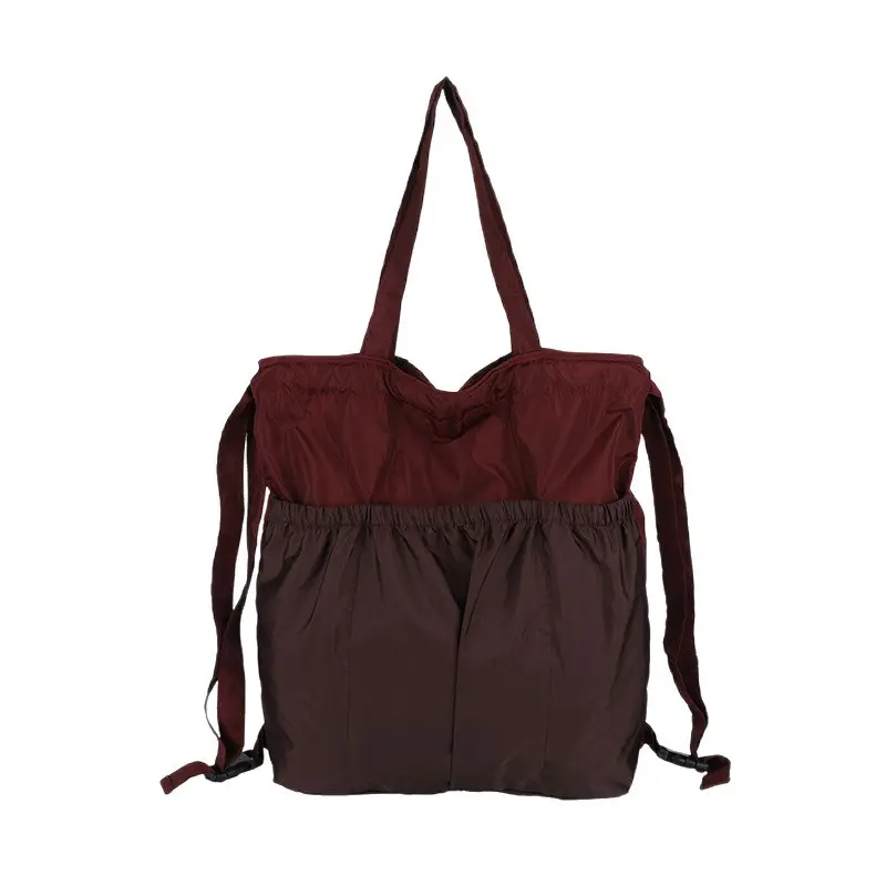 Women's Convertible Commuter Backpack, Sporty Chic Drawstring Shoulder Tote for Gym, Airplane Travel & Daily Use