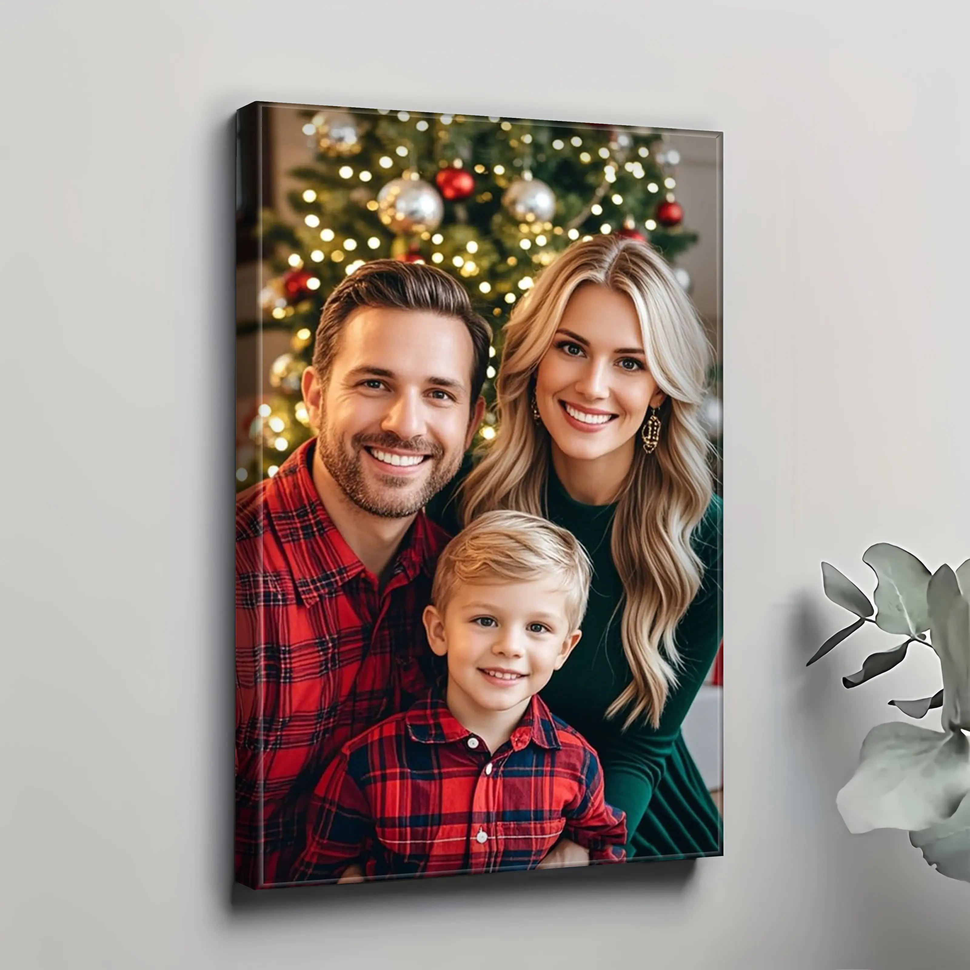 Personalized Canvas Photo, Suitable for Portraits and Dynamic Photos, Wall Decor, Festive Home Decor, Living Room Wall Decoration, Upload Your Exclusive Memories, Perfect Gift for Family and Friends, Halloween 4th Of