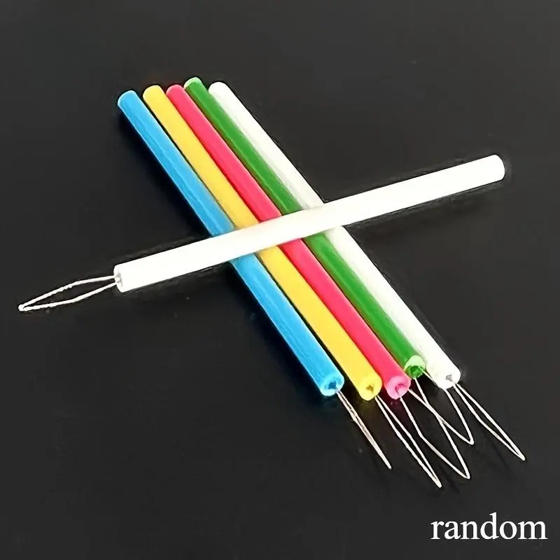 5/10/20/40pcs Plastic Needle Threader - Sewing Machine Thread Assistant, Beading Tool, DIY Craft Accessories, Elderly Assistance Equipment