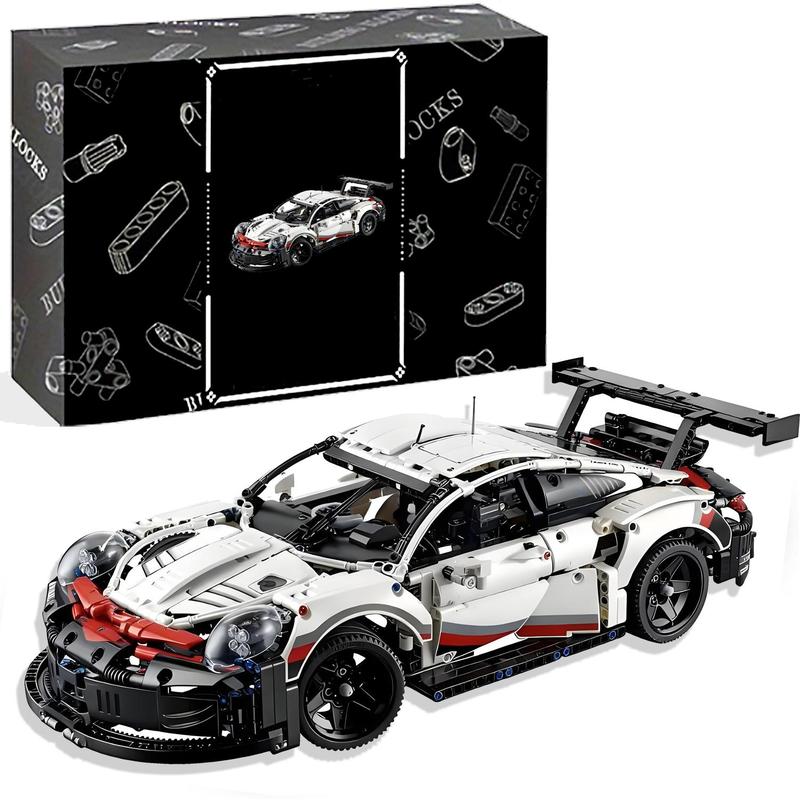 【1:10 50cm/19.7in】Technic Race Car Model Building Kit Advanced Replica Exclusive Collectible Set Gift for Kids Boys & Girls Aerodynamic Bodywork Black Spoked Rims Working Differential 【1:10 50cm/19.7in】Technic Race Car Model Building Kit Advanced Replica Exclusive Collectible Set Gift for Kids Boys & Girls Aerodynamic Bodywork Black Spoked Rims Working Differential