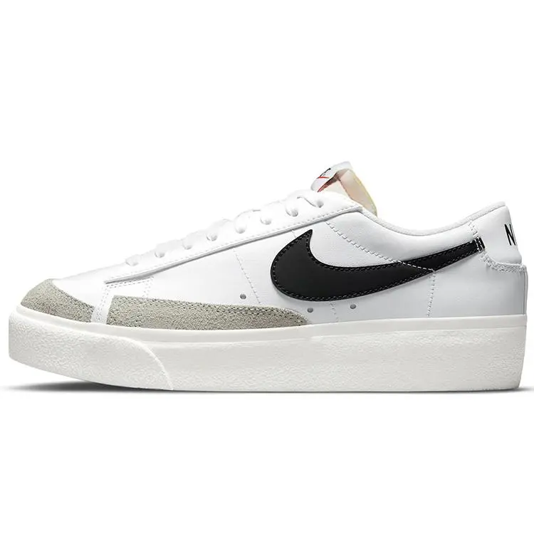 Nike Wmns Blazer Low Platform 'White Black'
