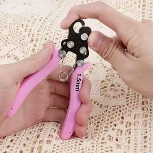 Reidea Heavy-Duty Metal Wire Looping Pliers, Flat Jaw Jewelry Pliers with Precision Tip, DIY Beading, Wire Bending, Jewelry Making Tools