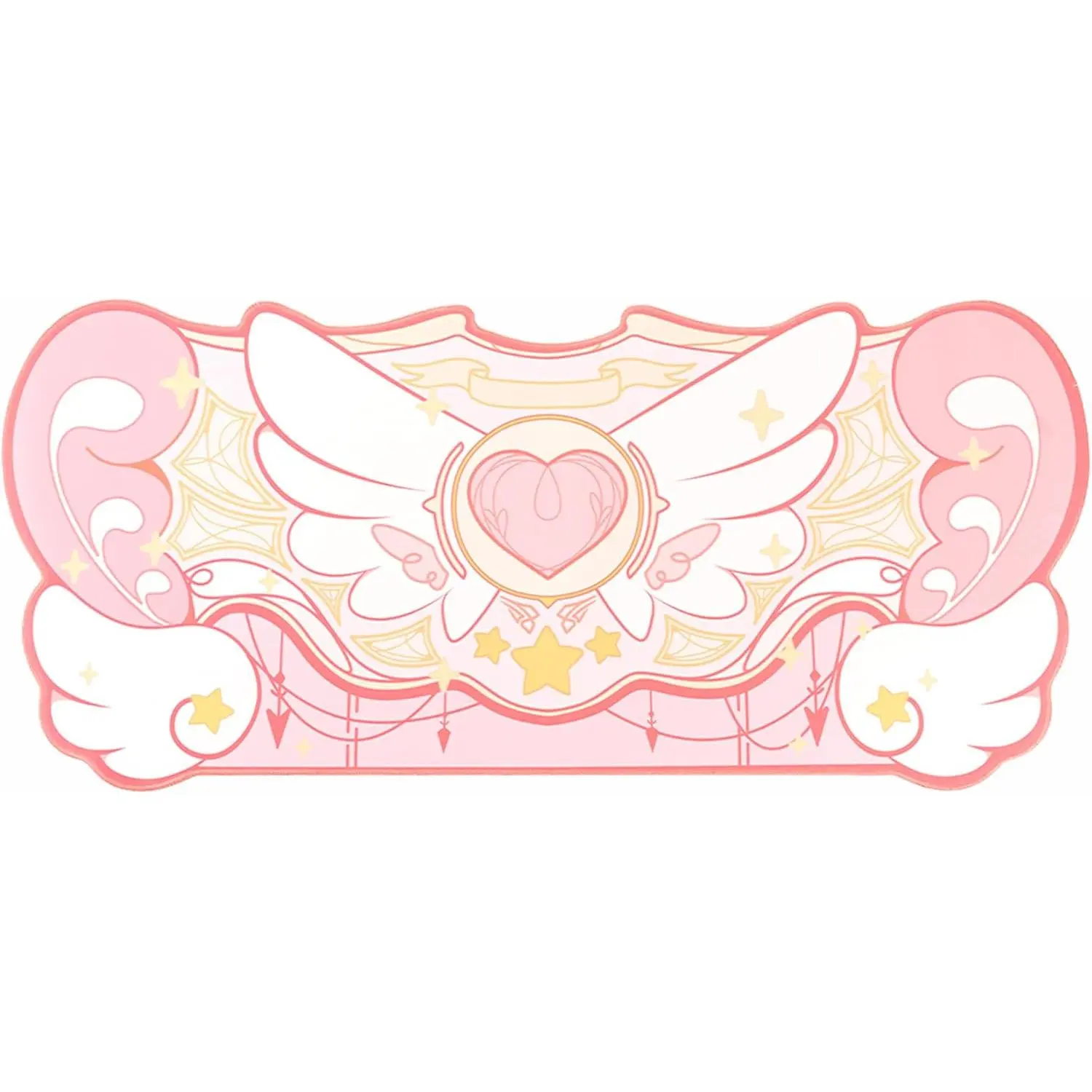 Large Gaming  Pad Kawaii  Non-Slip Rubber   Pad Big  Desk Mat for Keyboard and   for Gaming,or  Office Work -  (Super Dense Cloth)