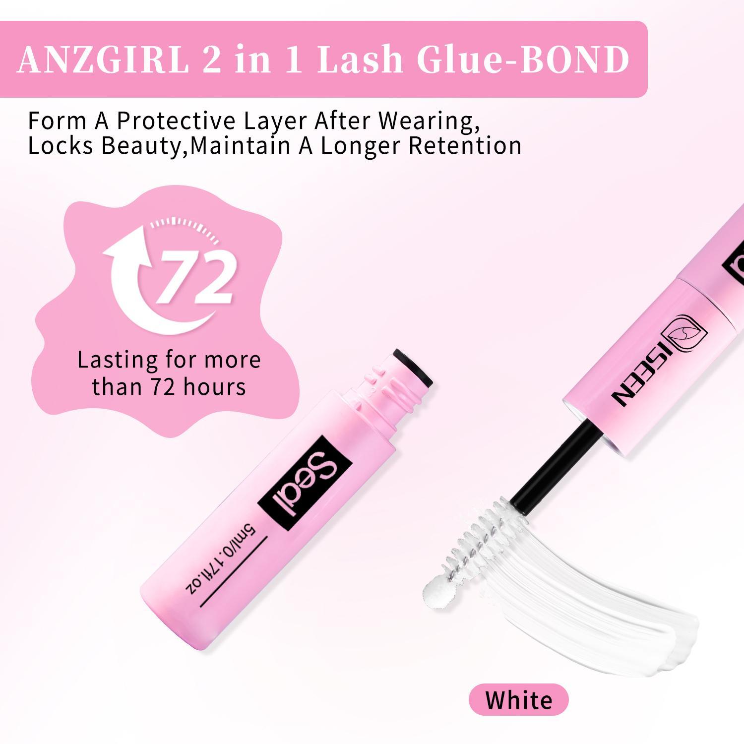 Eyelash Extension Tool Kit, Including Eyelash Bond and Seal, Eyelash Bond Glue, Eyelash Adhesive, Remover, Curler, Brush & Tweezers for DIY Lash Application, Gentle Eye Makeup Tools, Compact Cosmetic Set, Multifunctional Makeup Brush, Includes Lash Tools