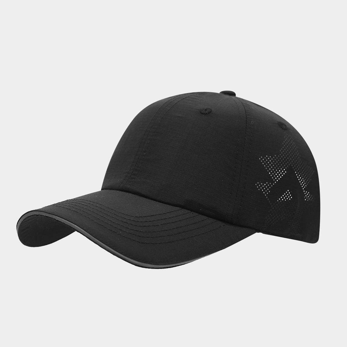 Sports quick-drying baseball cap Summer light and thin outdoor running reflective breathable sunscreen cap