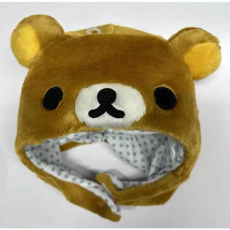 Rilakkuma Korilakkuma Bear Plush Ushanka Hat Kawaii Cute Winter Hat For Women Girls Boys Kids Cartoon Anime Cap Gorras