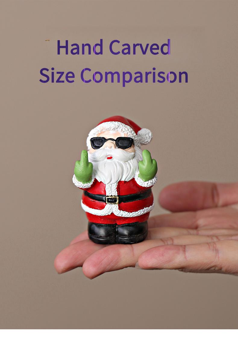 Creative Santa Claus & Snowman Crafts, Ornaments, Premium Minimalist Home & Desktop Decor, Ideal Christmas Gifts