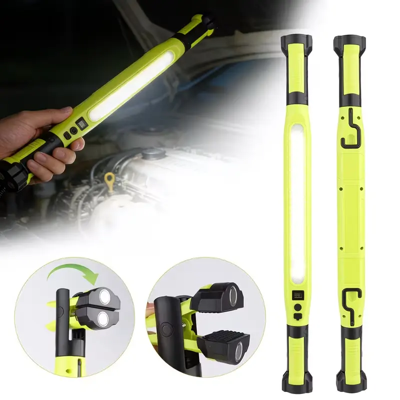 Rechargeable LED Work Light, 3000LM Magnetic Mechanic Light with 5200mAh Battery, Cordless Under Hood Light for Auto Repair, Garage & Workshop