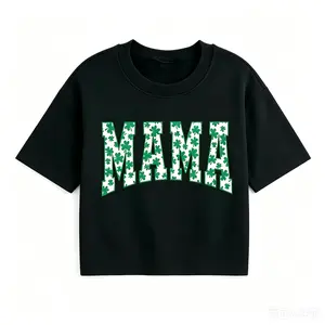 Mama Shamrock Sweatshirt, St. Patricks Day Sweatshirt for Mama, Irish Mom Sweatshirt, Lucky Mama Sweatshirt,St.Patrick's Day Gift,Mama Gift Womenswear Womenswear