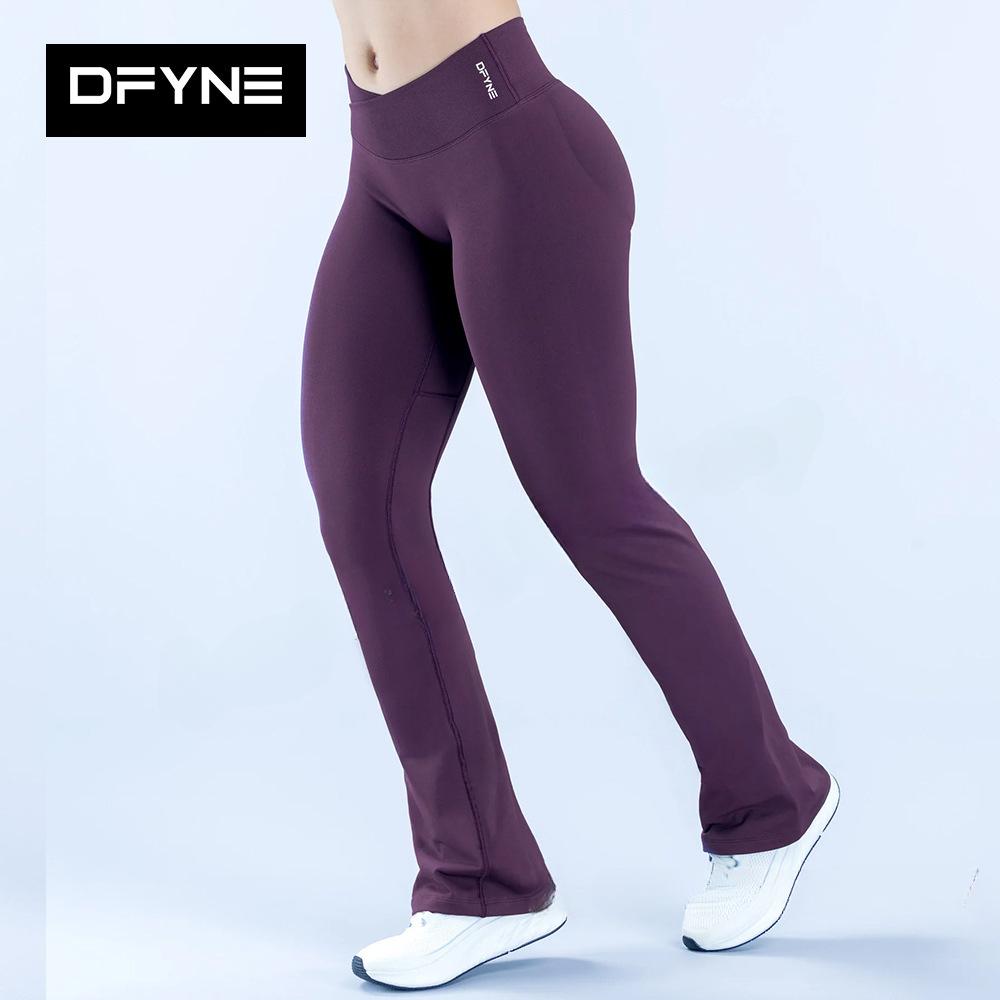 2026 DFYNE V-Waist Seamless Yoga Pants Matte Butt-Lifting Flared Pants Fitness Leggings 2026 DFYNE V-Waist Seamless Yoga Pants Matte Butt-Lifting Flared Pants Fitness Leggings