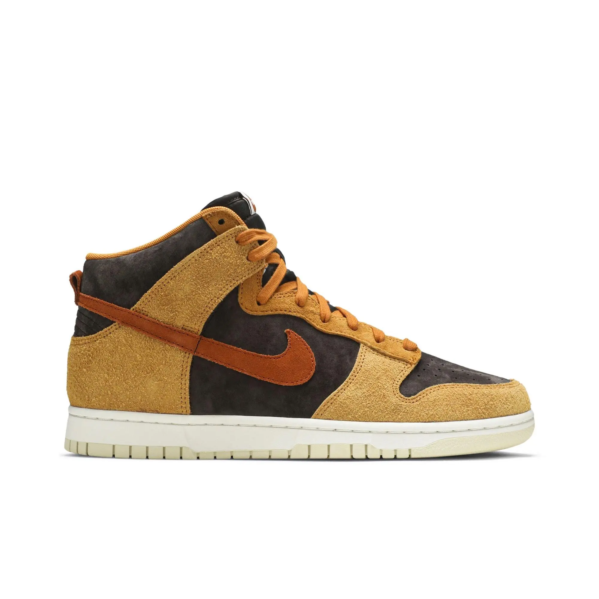 Nike Dunk High Premium 'Dark Curry' (Unisex) Velvet Brown/Dark Russet/Dark Curry/Sail sneakers DD1401 200