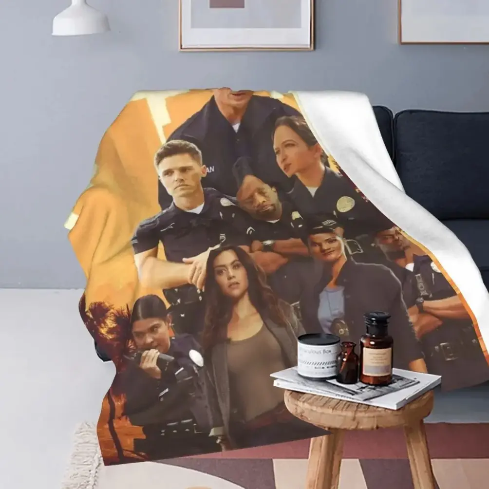 Police Drama Inspired Micro Blanket - Soft, Cozy, Lightweight Throw for Adults & Kids, All-Season Home Decor for Sofa & Bed, Ideal Birthday Christmas Gift for Camping Travel
