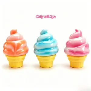 1/3pcs Ice Cream Squeeze Toy, Summer Stress Relief Toy, Cute Mixed Color Ice Cream, Kids Party Gift, Birthday and Festival Gift