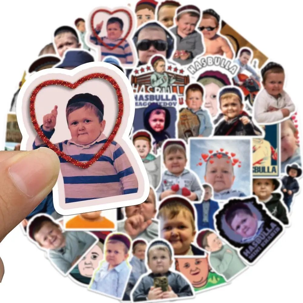 10/30/50pcs Funny Popular Hasbulla MEME Stickers Toy DIY Notebook Scrapbook Suitcase Guitar Waterproof Decoration Sticker Decals