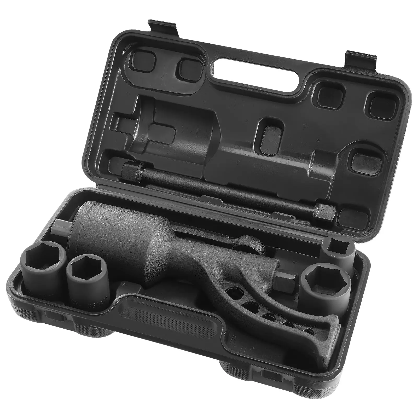 VEVOR Torque Multiplier, 1 Inch Drive Lug Nut Wrench/Multiplier Heavy Duty Torque Multiplier Wrench Set, 1: 64 6, 800N. m Lug Nut Remover, Includes 4 Sockets (21-41mm) and Storage Case