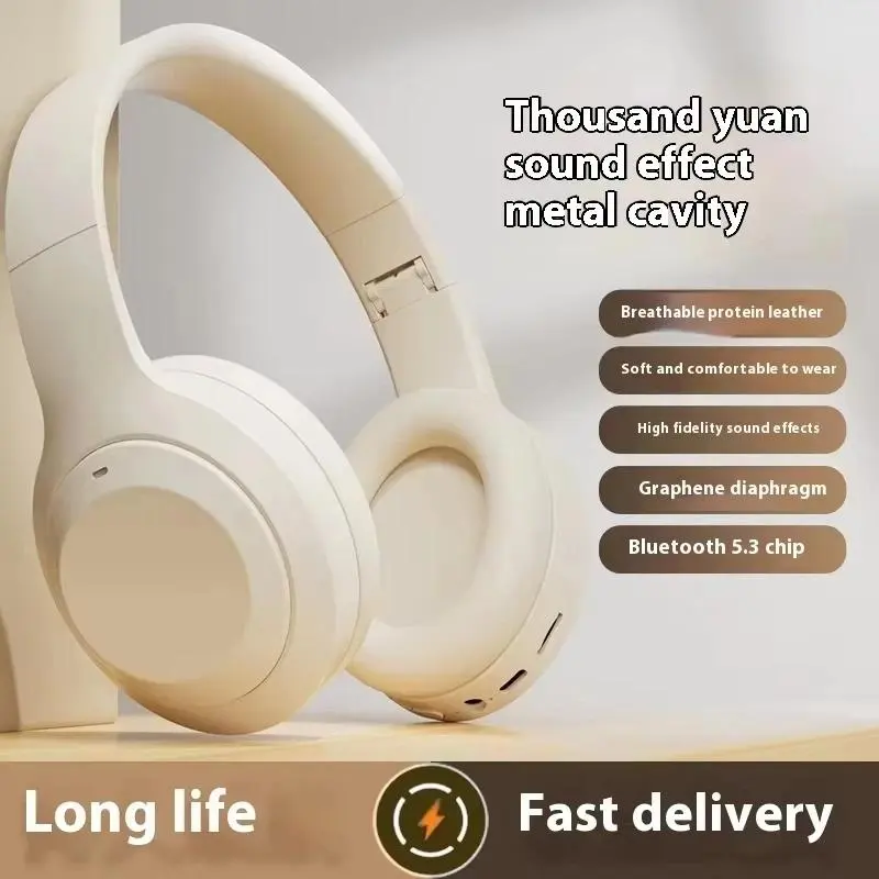 M5 Wireless Headset Bluetooth 53 HiFi Stereo Noise Cancelling Gaming Earphones Foldable Headband with Microphone Earbuds