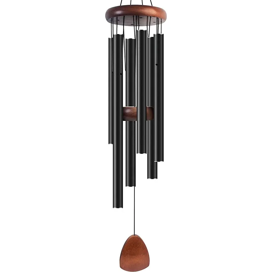 Aluminum Wind Chime for Outdoor Garden Patio Decor, Classic with Wind Catcher, Perfect Gift for Teachers Friends Neighbors