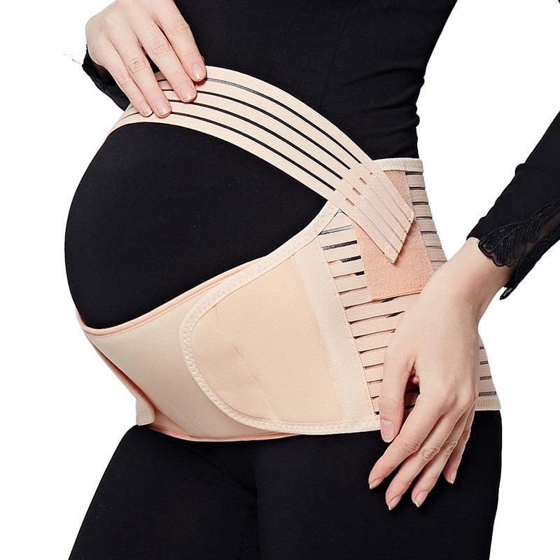 Women's Body-Shaping Waistband: Suitable for expectant mothers to wear starting from the second trimester; provides excellent support for the waist and back, offering comfort and breathability; Maternity Support Belt.