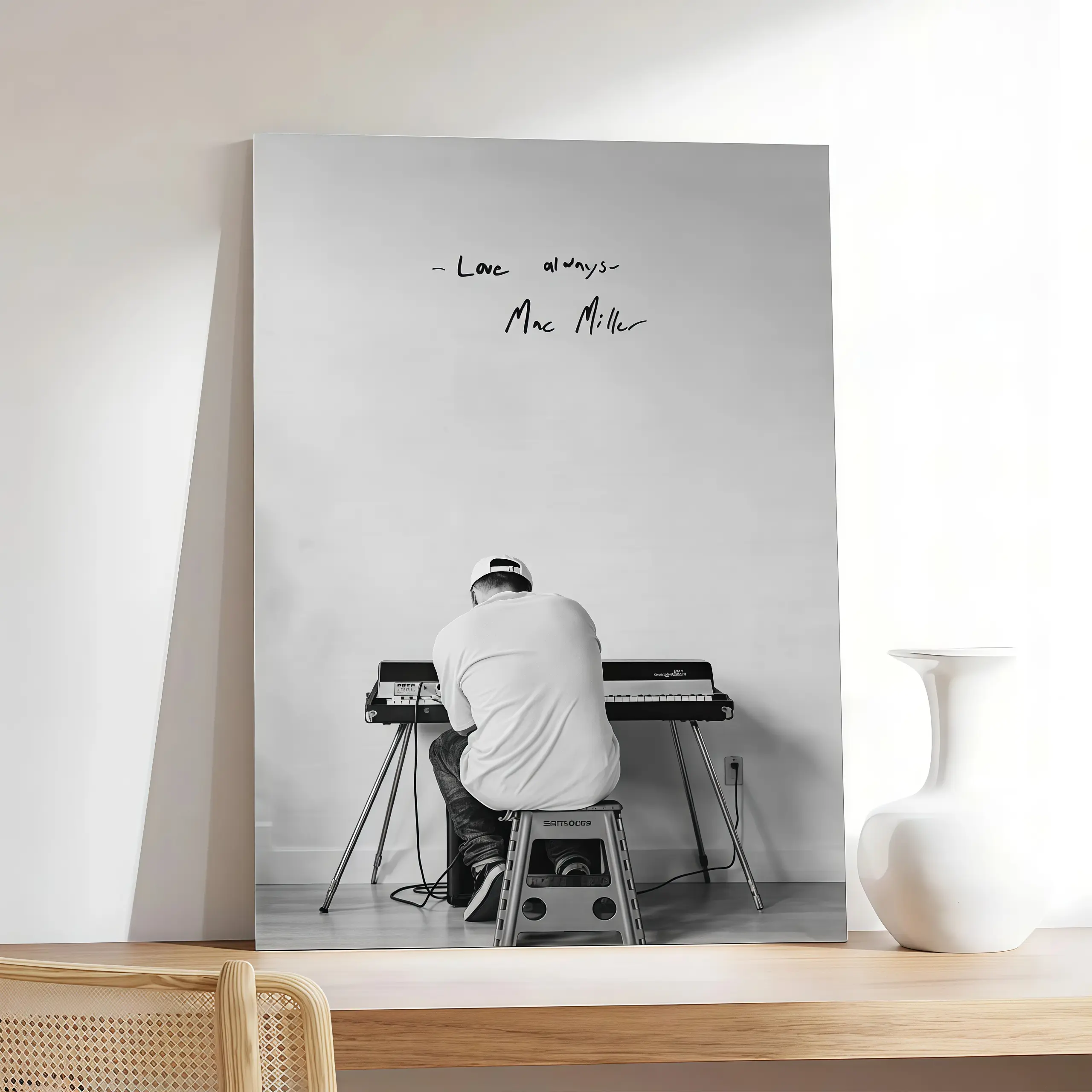 Mac Miller Poster, Self Care Album Cover Canvas, Music Gifts, Hip Hop Print, Album Cover Poster, Rapper Posters, Mac Miller Wall Art Decor Photo Decoration, Rap Music Wall Art, Hip Hop Room Decor, Vintage Album Artwork, Music Lover Gift, Singer Poster Aes