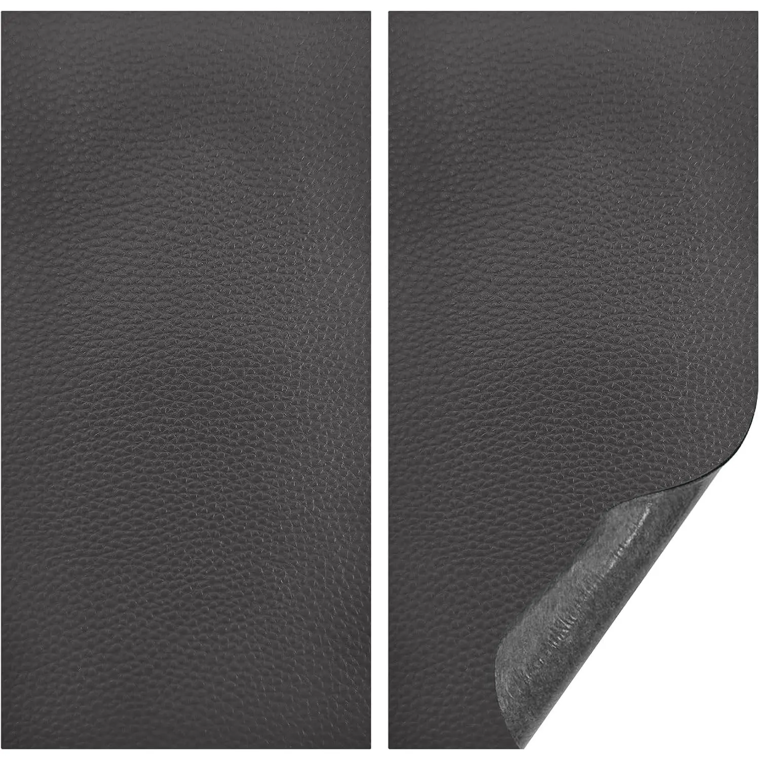 2 count Leather Repair Patch Tape, Vinyl Patch, 4 x 8 Inches PU Vinyl Repair Patches for  Upholstery Seat, Self Adhesive Leather Repair Patches for Furniture, Couch, Sofa,  Seats (Gray)