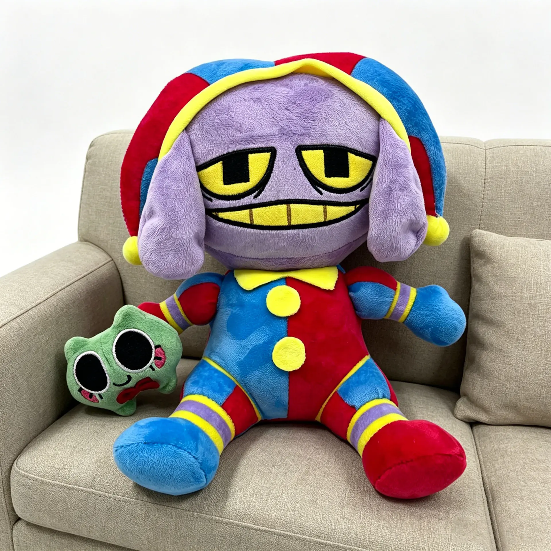 New Soft Adorable Stuffed Circus Animal Character Stuffed Toy, Multi-Style Plush Doll, Collectible Gift for Young Fans (Birthday, Xmas), Animal Character Stuffed Toys
