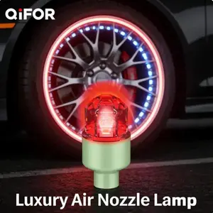 Vibration Sensitive LED Tire Valve Caps Waterproof Luminous Wheel Light for Car Bicycle Motorcycle