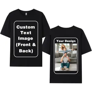 Custom T-Shirts for Men Women, Unisex T-Shirt for Adults Design Your Own, Customized Photo Text Logo GiftGift.