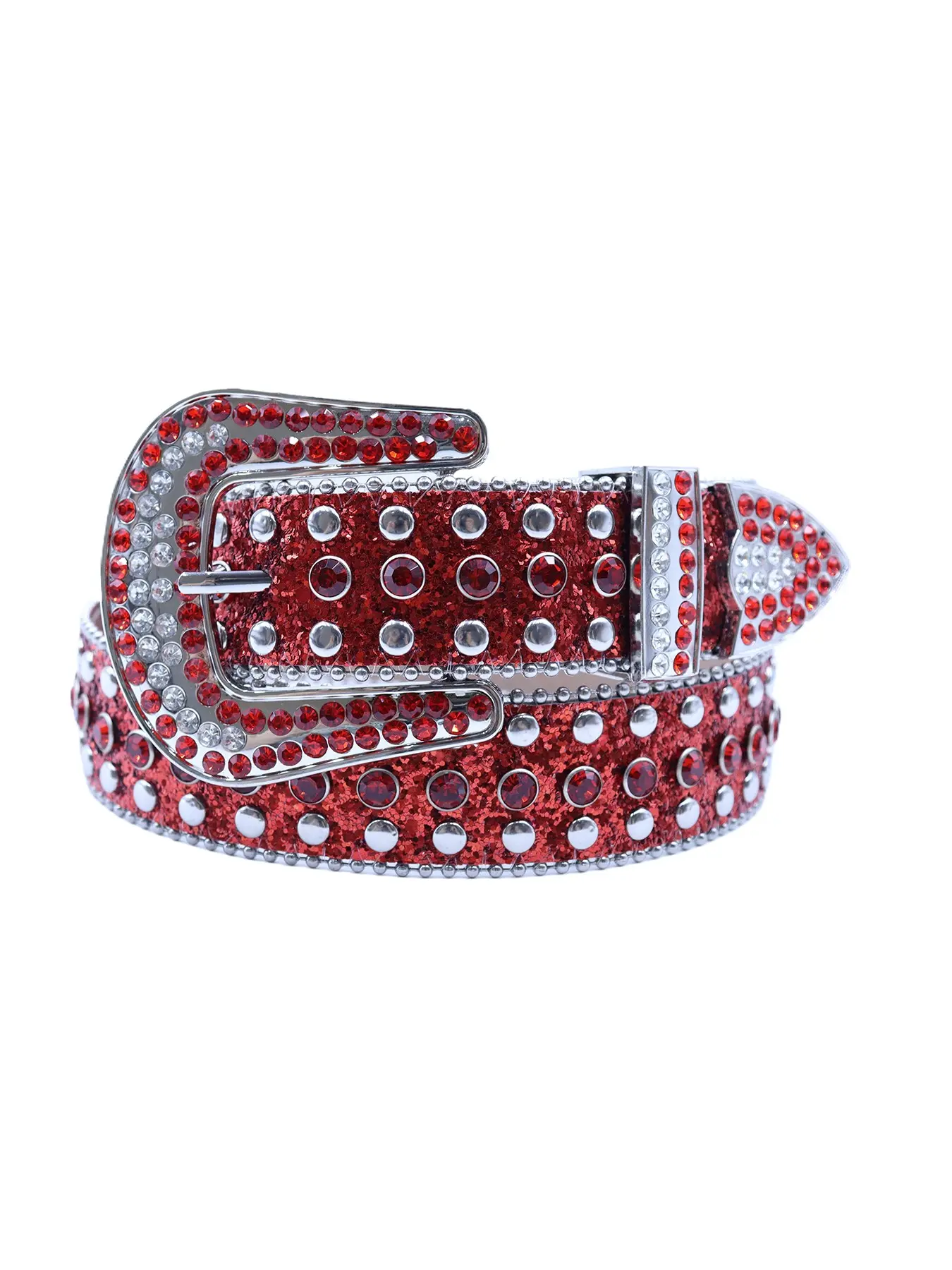 Y2K Rhinestone Waist Belt, Statement Belt, Shiny PU Strap, Party Accessory, Unisex, Versatile, Perfect for Holidays, Christmas Gift