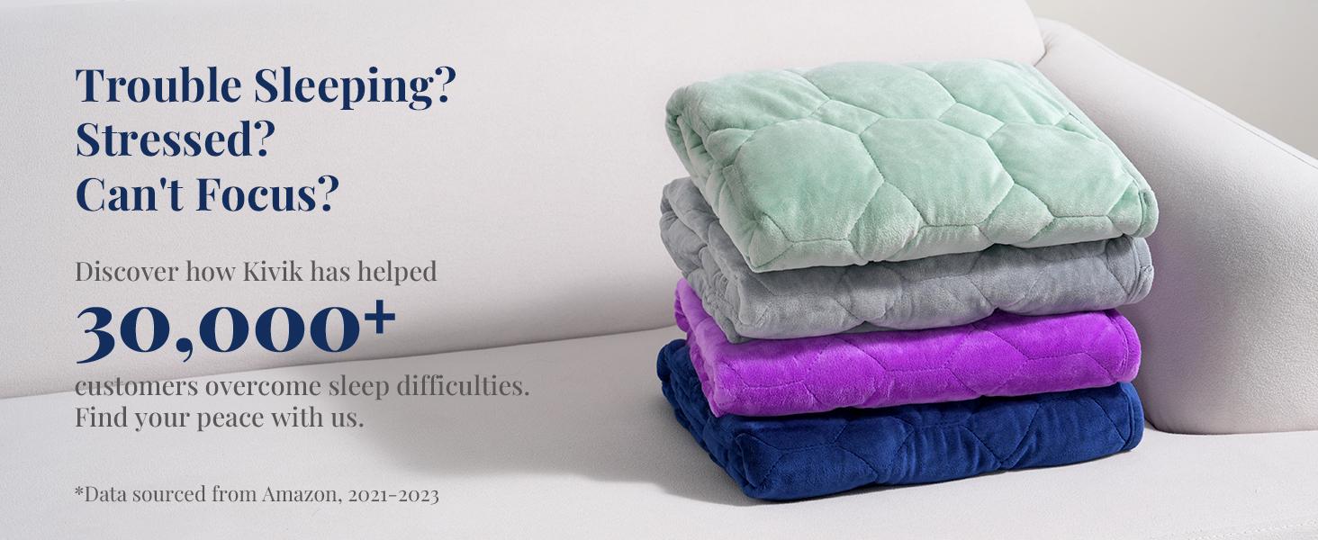 Weighted Lap Blanket, 7 lbs Weighted Lap Pad for Adults, Small Travel Weighted Blanket for Relaxation, Portable & Breathable, Grey, 24"x29" : Home & Kitchen