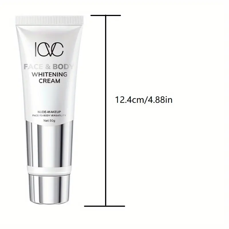 Buy 1 Get 1 Free, 2pcs Face and Body Brightening Cream - BB Cream, Face and Body Makeup, Suitable for Face, Neck, Underarms, Joints, and Other Areas, Lightweight Texture, More Radiant and Moisturizing, for Men and Women