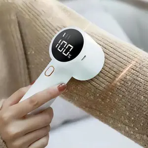Portable Fabric Shaver with  Blade-3-Speed Lint Remover for Clothes, Pet Hair,Furniture - Display & USB Rechargeable,Rechargeable Fabric ShaverElectric Lint Remover Cleaning,dealsforyoudays