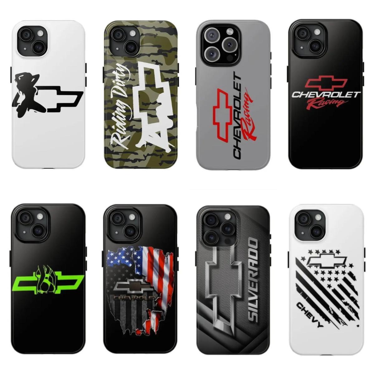 Chevy, CAT, FOrd Camouflage Phone Case For iPhone 17 16 15 14 13 12 Promax Pro Plus, Double-layer hard shell protection,best Gift