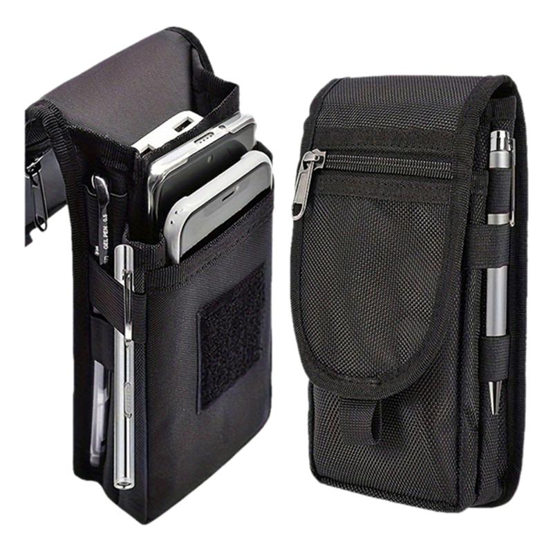 Large screen phone bag, casual waist bag, everyday coin purse, multi-functional phone waist bag, tactical phone bag, portable.