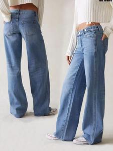 women's plain button fly jeans, casual pocket design denim trousers for daily wear, ladies bottoms for all seasons, everyday womenswear