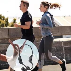 New Open-Ear Bone Conduction Sports Earbuds, Bluetooth-compatible Sweat-Resistant Fitness Headphones, Smart Noise Cancellation, Long Battery Life
