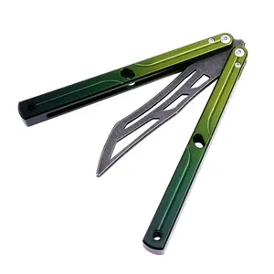 Gradient Color Balisong, Aluminum Butterfly Trainer Set, Perfect Gift for Friends, Durable Design, Ideal for Training Sessions