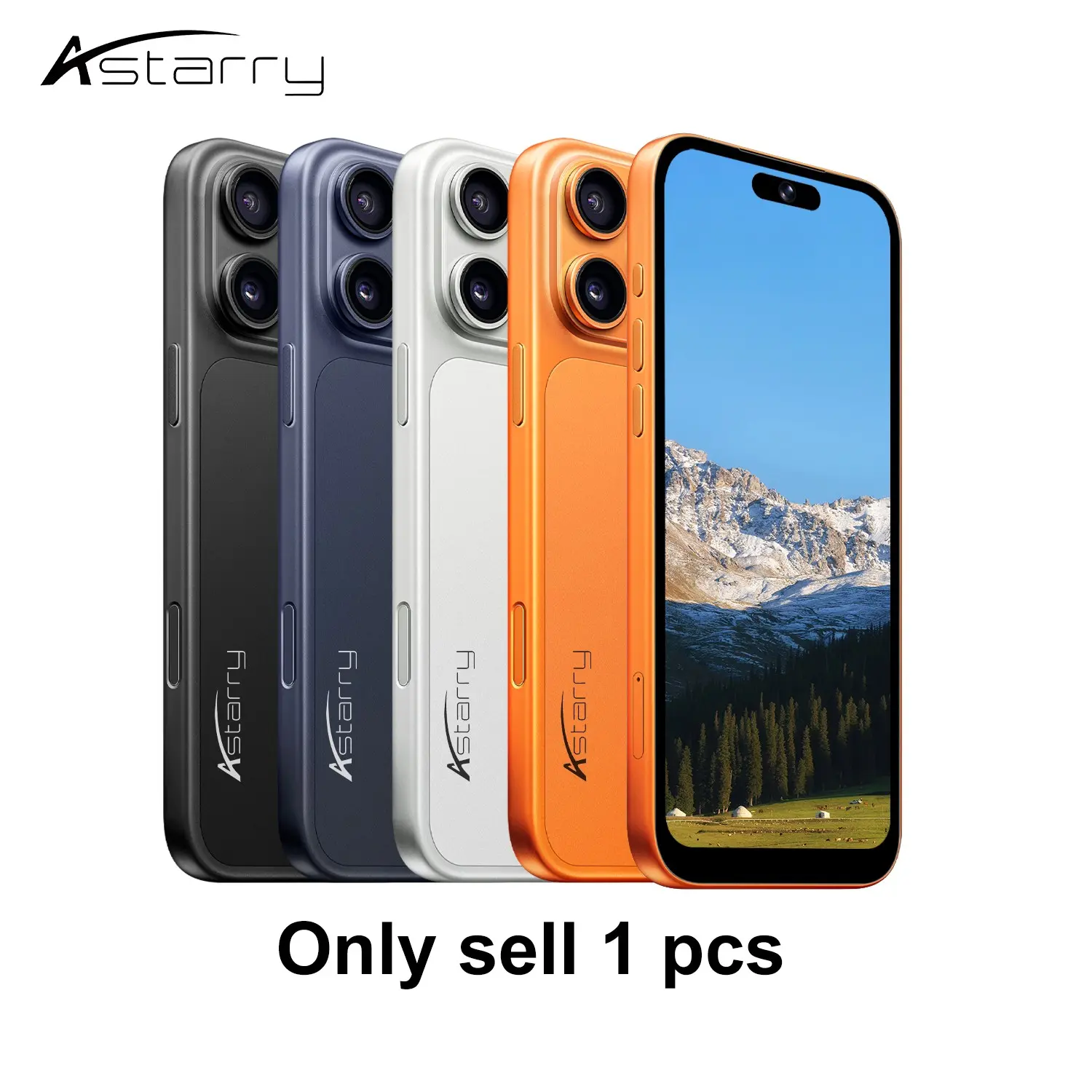 Astarry-17 Pro Max Smartphone, 6.75-Inch HD Screen, 3gb RAM, 32GB ROM, Dual Sim, 4100mah Battery, Android Os, Quad-Core Processor