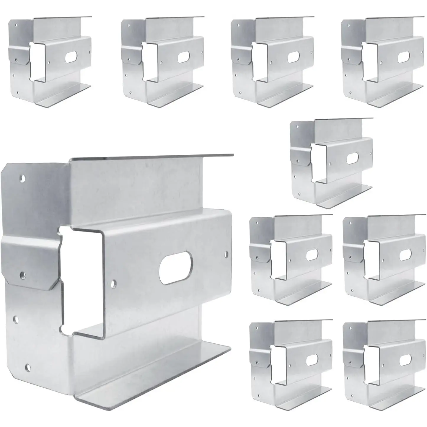 10 count 6"x6"  Base Anchor Concrete Deck  Bracket Fit for Deck,Patio Or Pergola