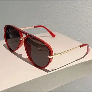 2026 New Retro Aviator Sunglasses, Unisex Gradient Lens Shades, Trendy Casual Outdoor Eyewear for Men & Women