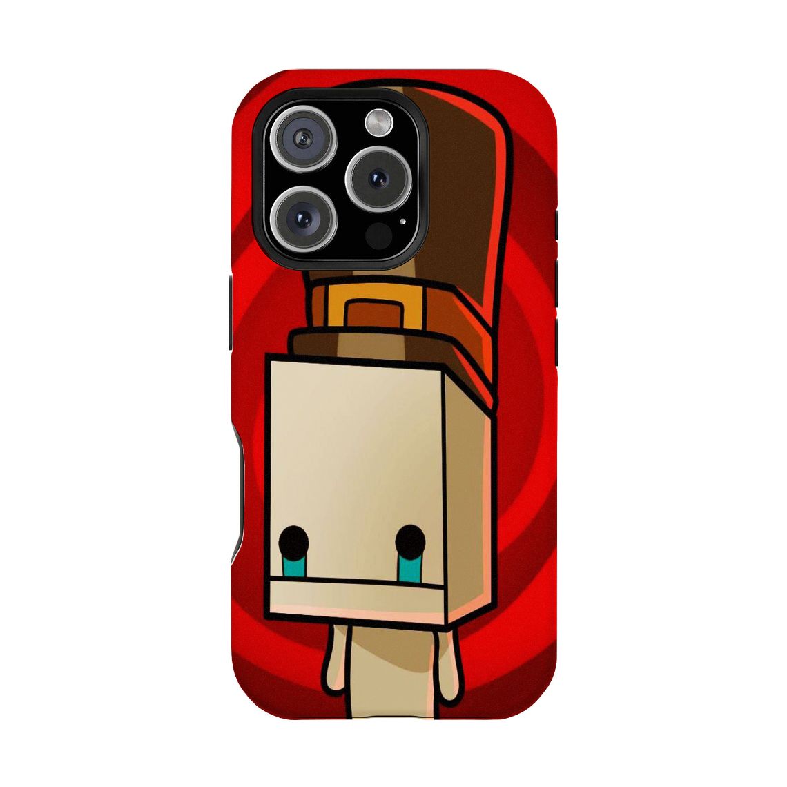 Castle Crasher Demon Slayer Double-layer durable phone Cases For iPhone 17 16 15 14 13 12 Promax Pro Plus, hard shell protection ,Unique design,best Gift