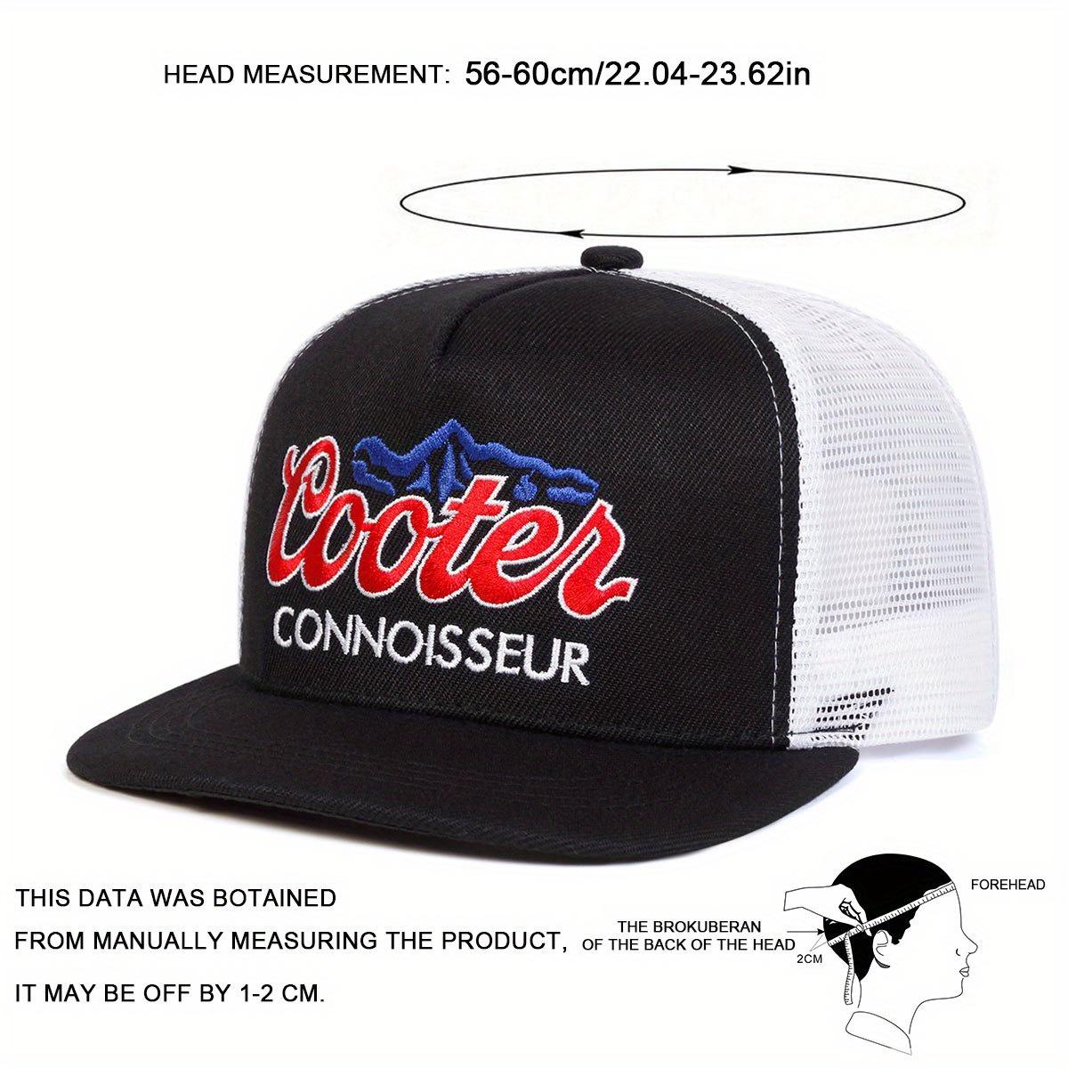 2026Unisex Hip Hop Letter Embroidered Mesh Cap Outdoor Adjustable Sun Hat Casual Travel Vacation Beach Cap